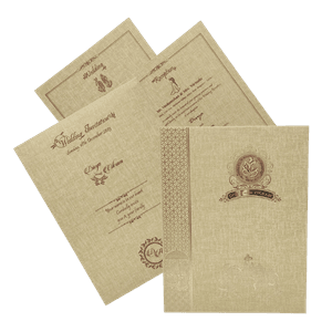 Boring traditional invitation